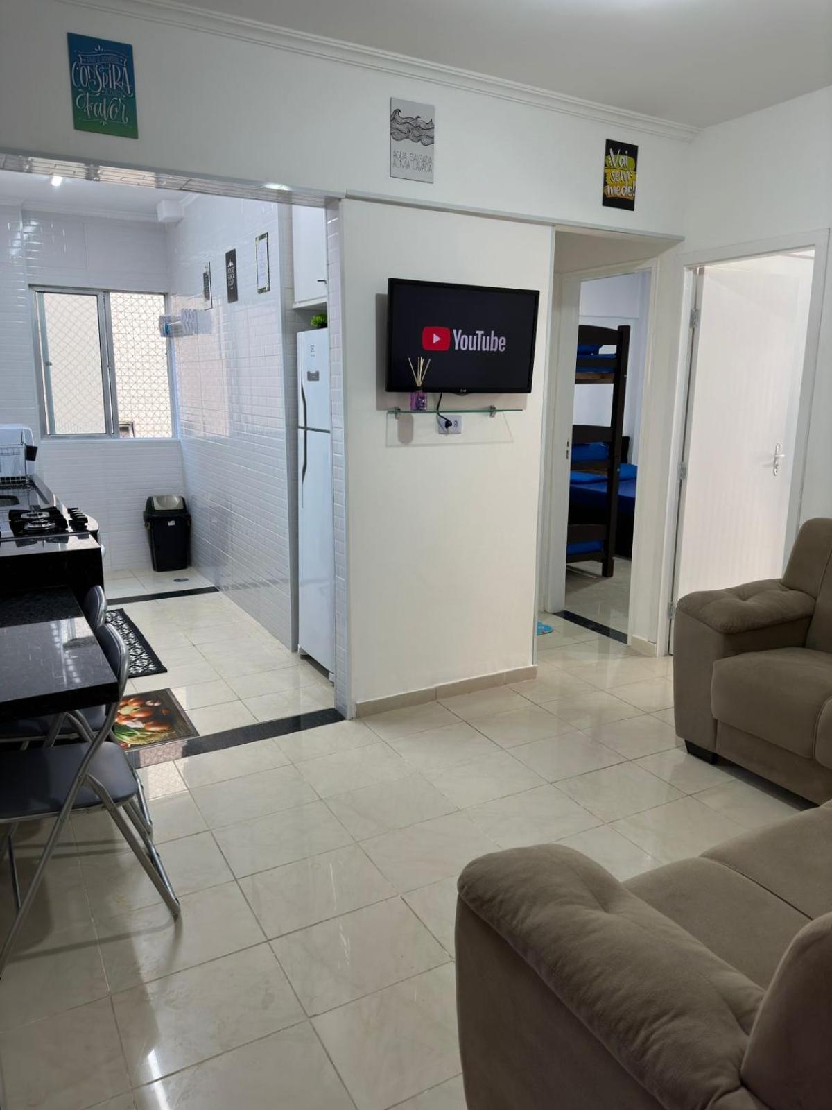 Apartamento Frente Ao Mar Com Varanda E Piscina Прая-Гранді Екстер'єр фото